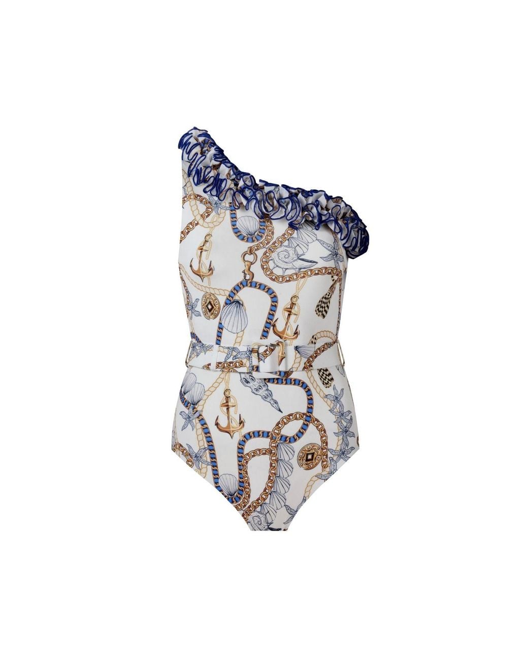 Nur Karaata Blue Alexis Tropezienne Swimsuit