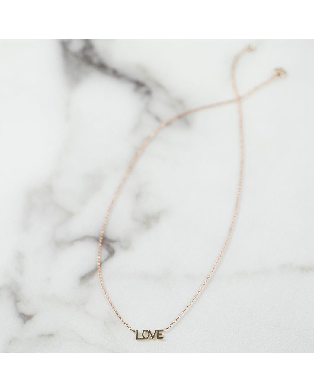 Heather Hawkins Jewelry Metallic Love Fourteen Karat Fine Jewelry Block Print Necklace