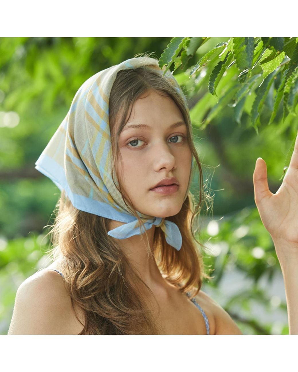 Ana Maison Blue Here And There Handkerchief