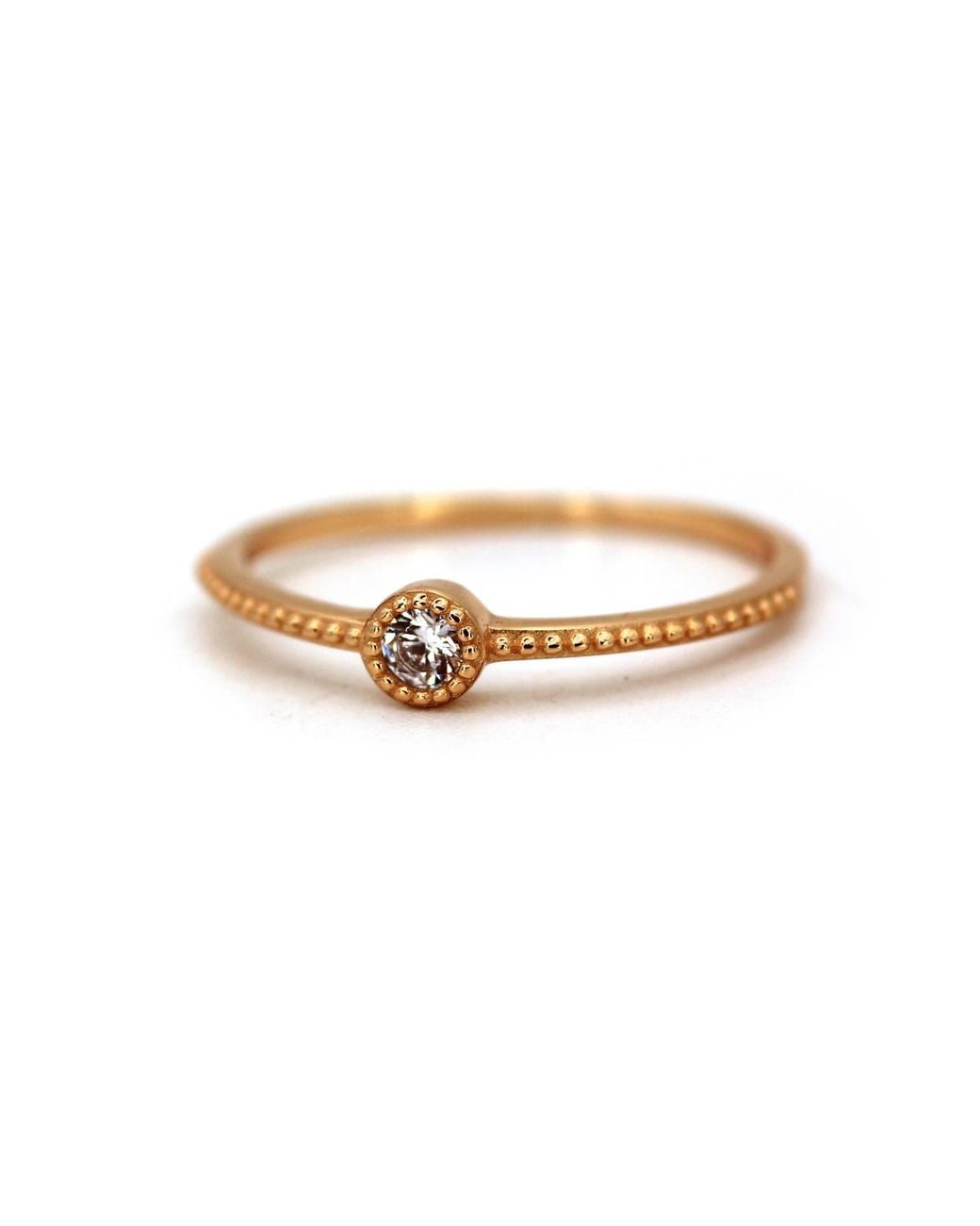VicStoneNYC Fine Jewelry Antique Natural Diamond Rose Solid Ring