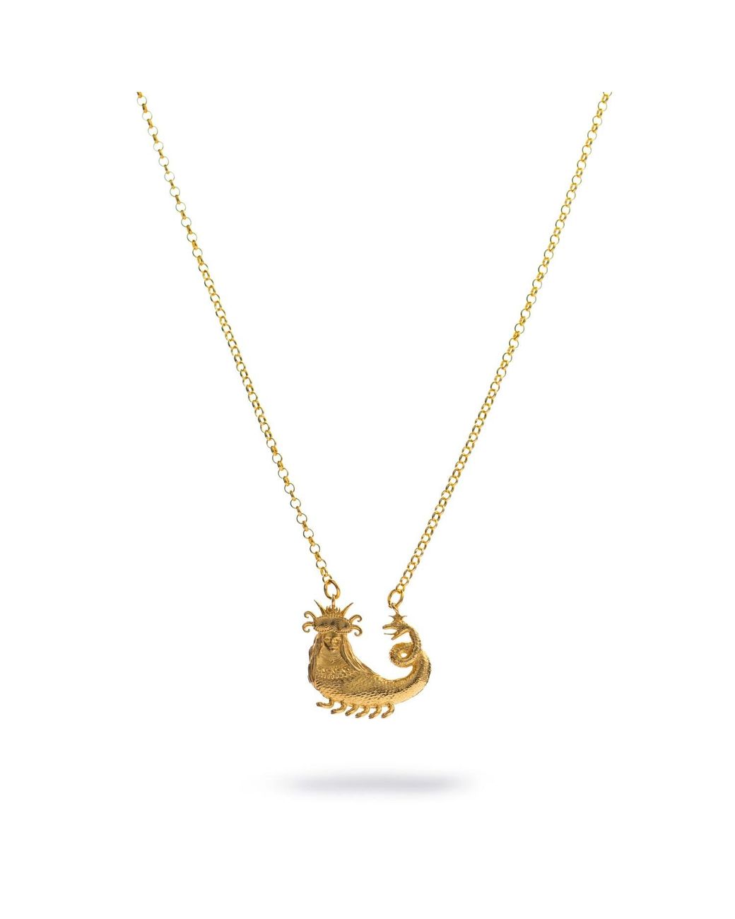 Ebru Jewelry Metallic Shahmaran Queen Of Snakes Necklace