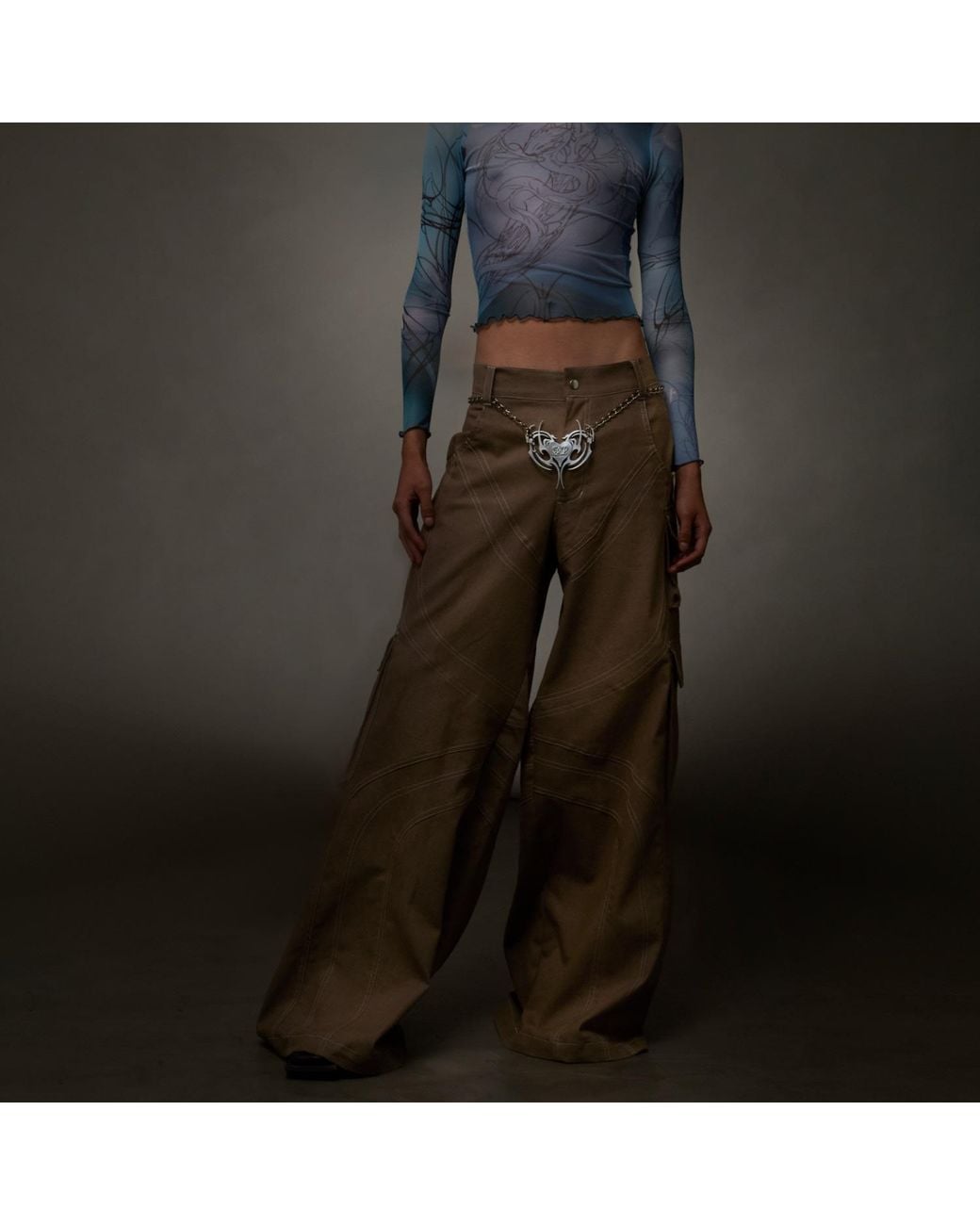Paloma Lira Brown Utopia Pants for men