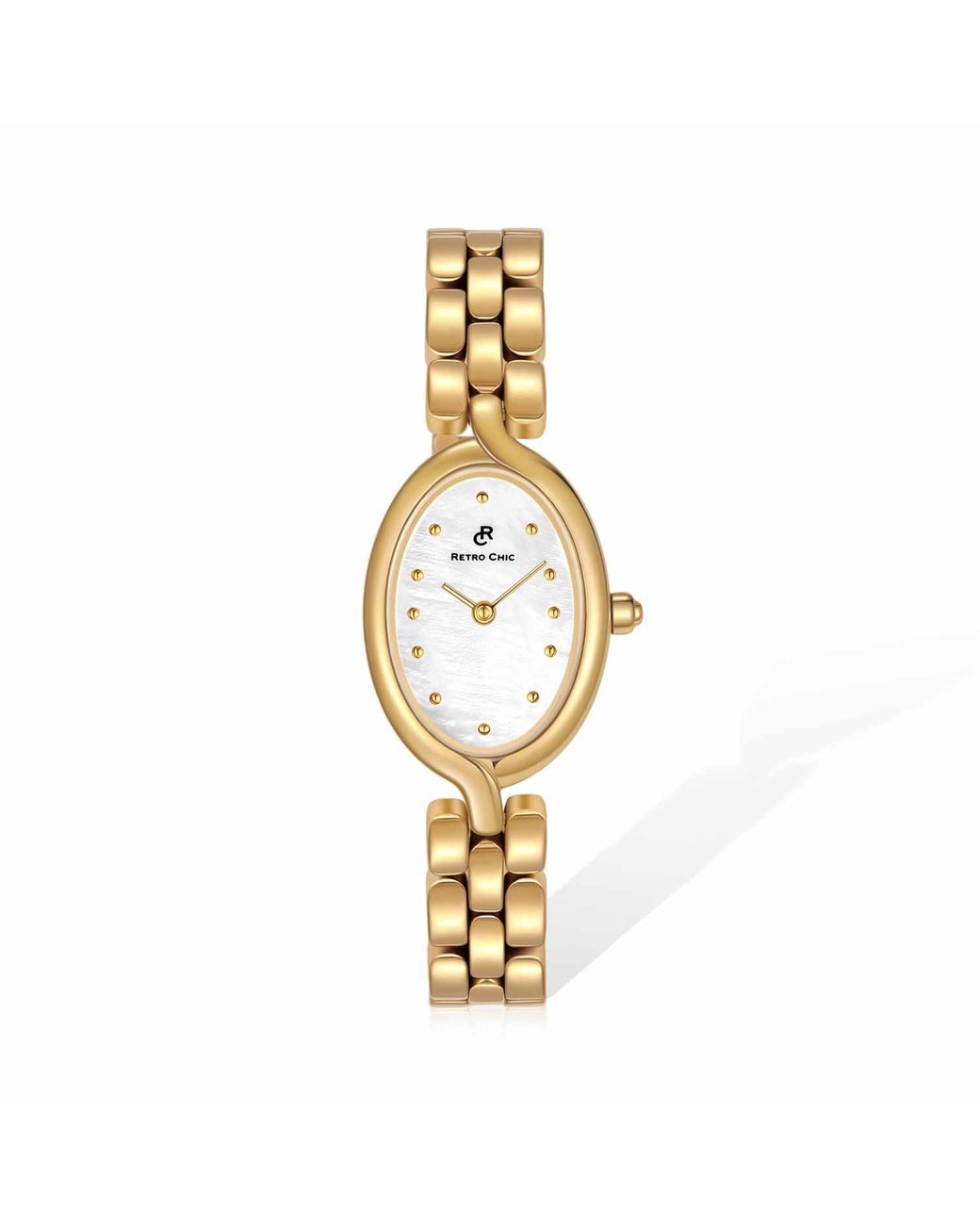 Retro Chic Metallic Vatican Watch