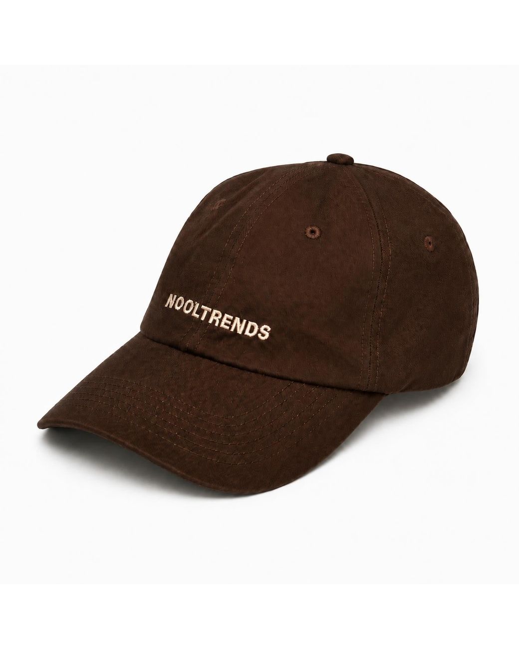 Nooltrends Brown Mocha Embroidered Cap for men
