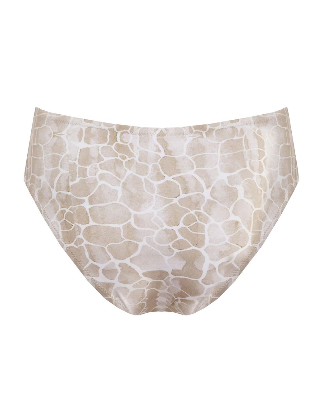 Sophia Alexia Natural Neutrals Sand Pebbles Bora Bora High Waist Bikini Bottom