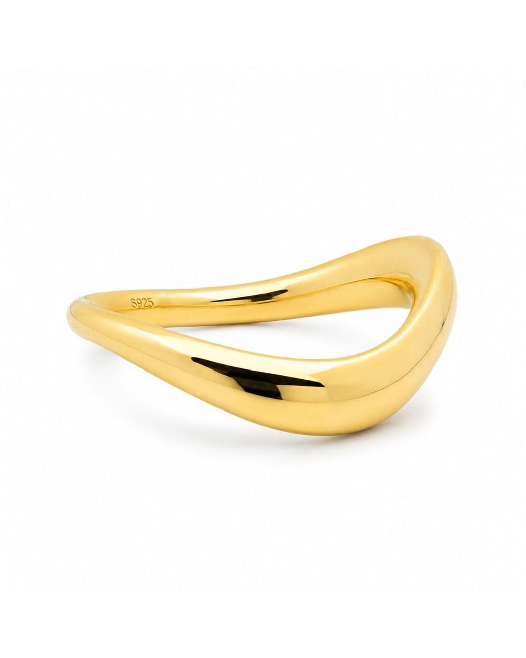 Belinda Jewelz Metallic Wren Slim Molten Ring