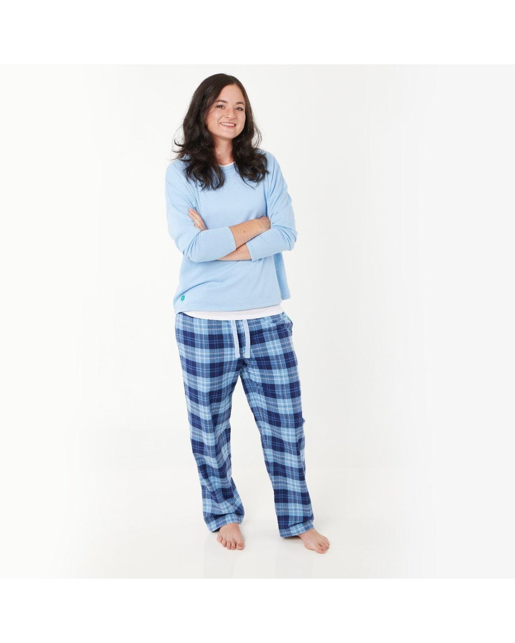 Lounge Blue Longline Sweatshirt Light