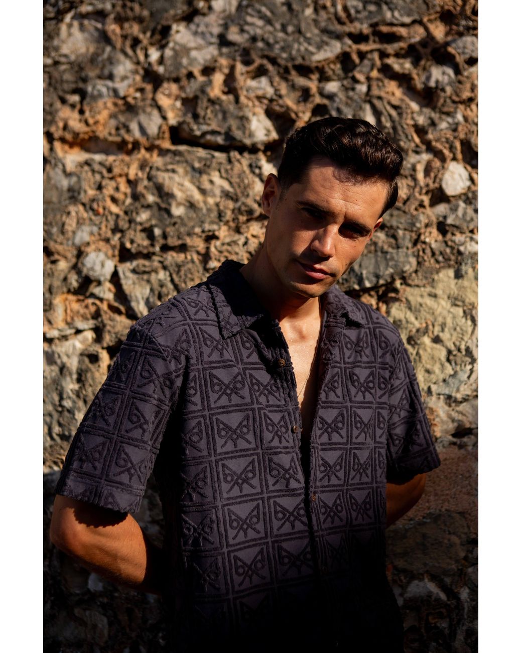 Bdxy Studio Black The Cut Shirt Charcoal for men