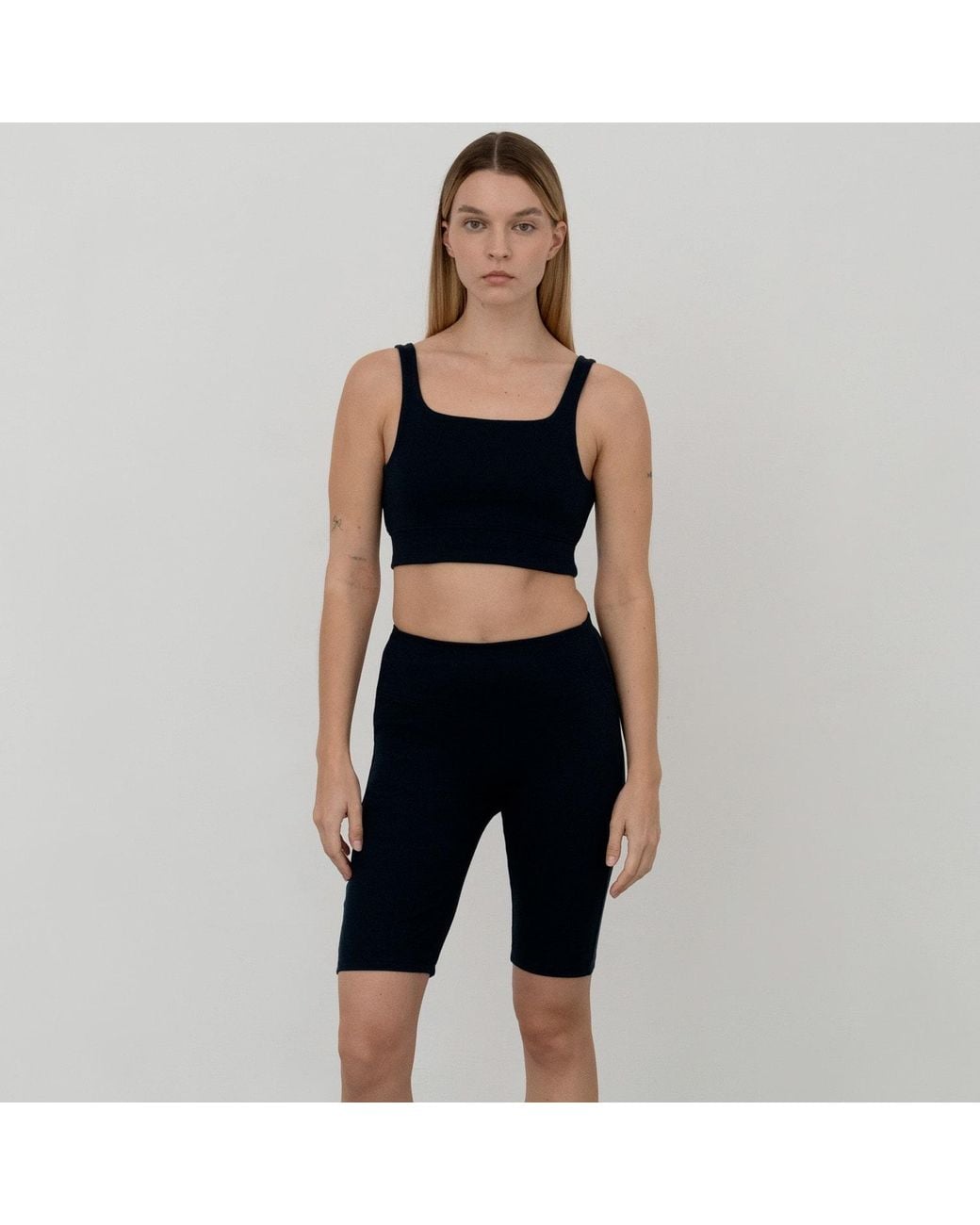 The Koozy Blue Charlotte High Waist Shorts