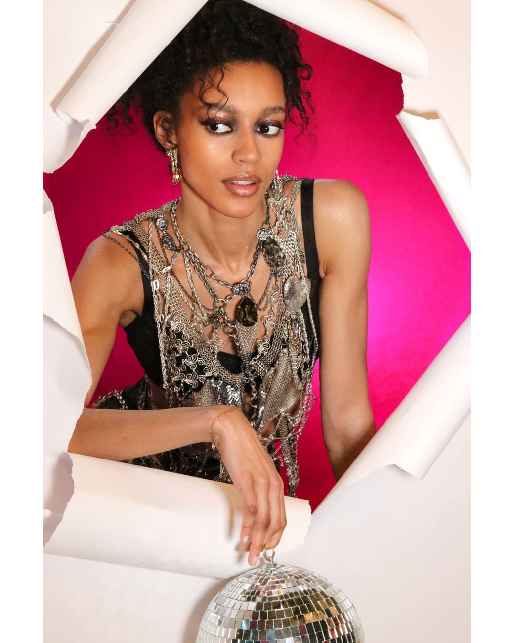Vicki Sarge Black Kiki Earrings