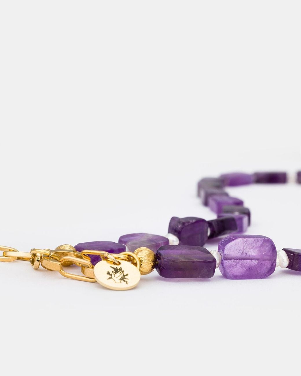 Kybele Studio Pink Lunar Harmony Necklace With Amethyst & Pearls