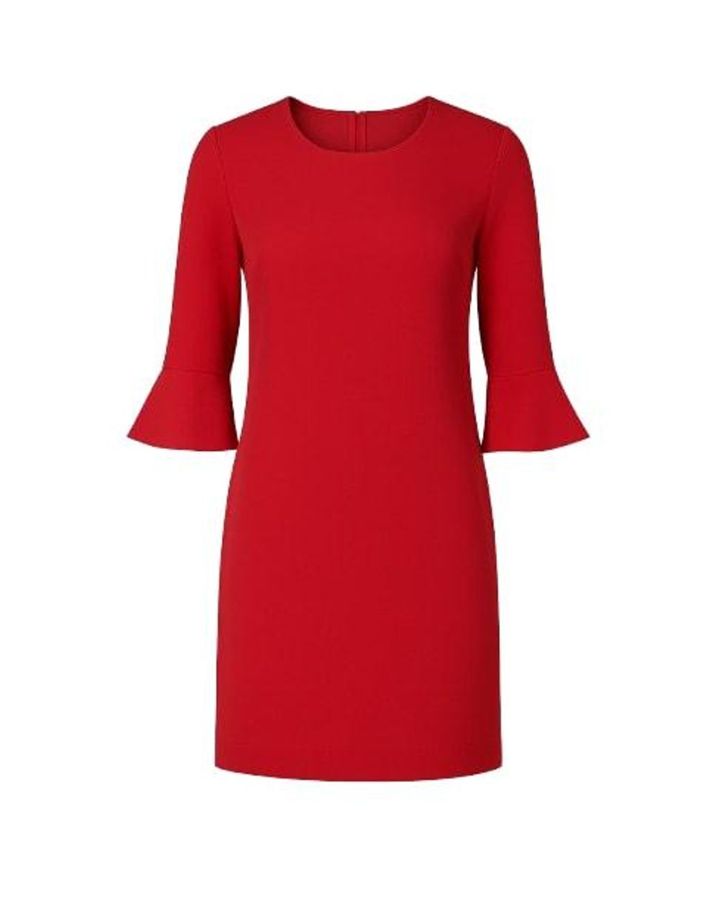 Conquista Red Sleeve Detail Dress
