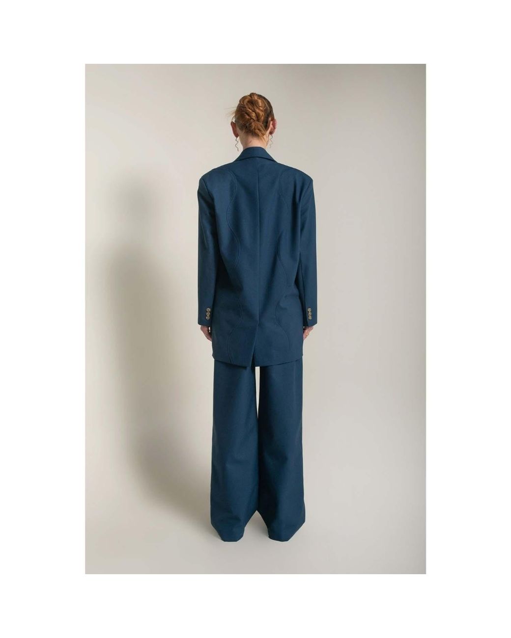 Van Brussel Blue Avery Wave Blazer