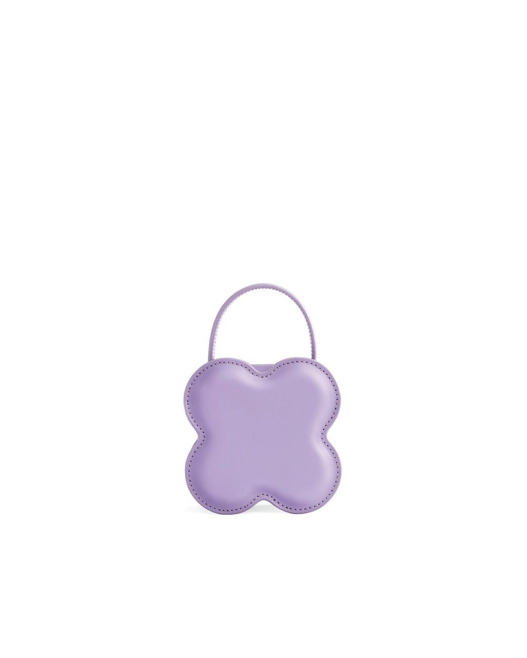Orange Cube Purple Small Lucky Clover Handbag