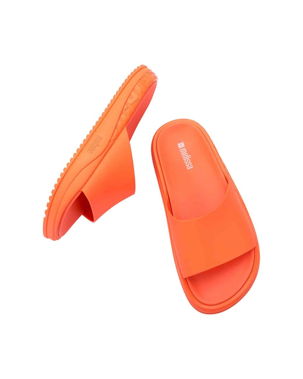 Melissa Red Beach Slide Bold