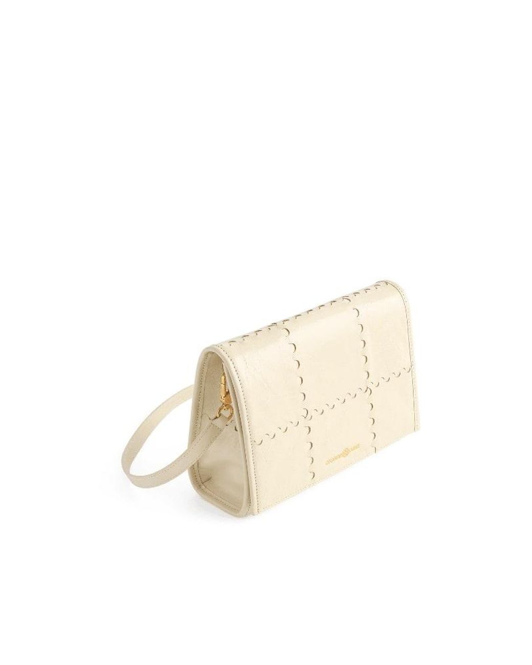 Orange Cube Natural Mosaic Crossbody Bag