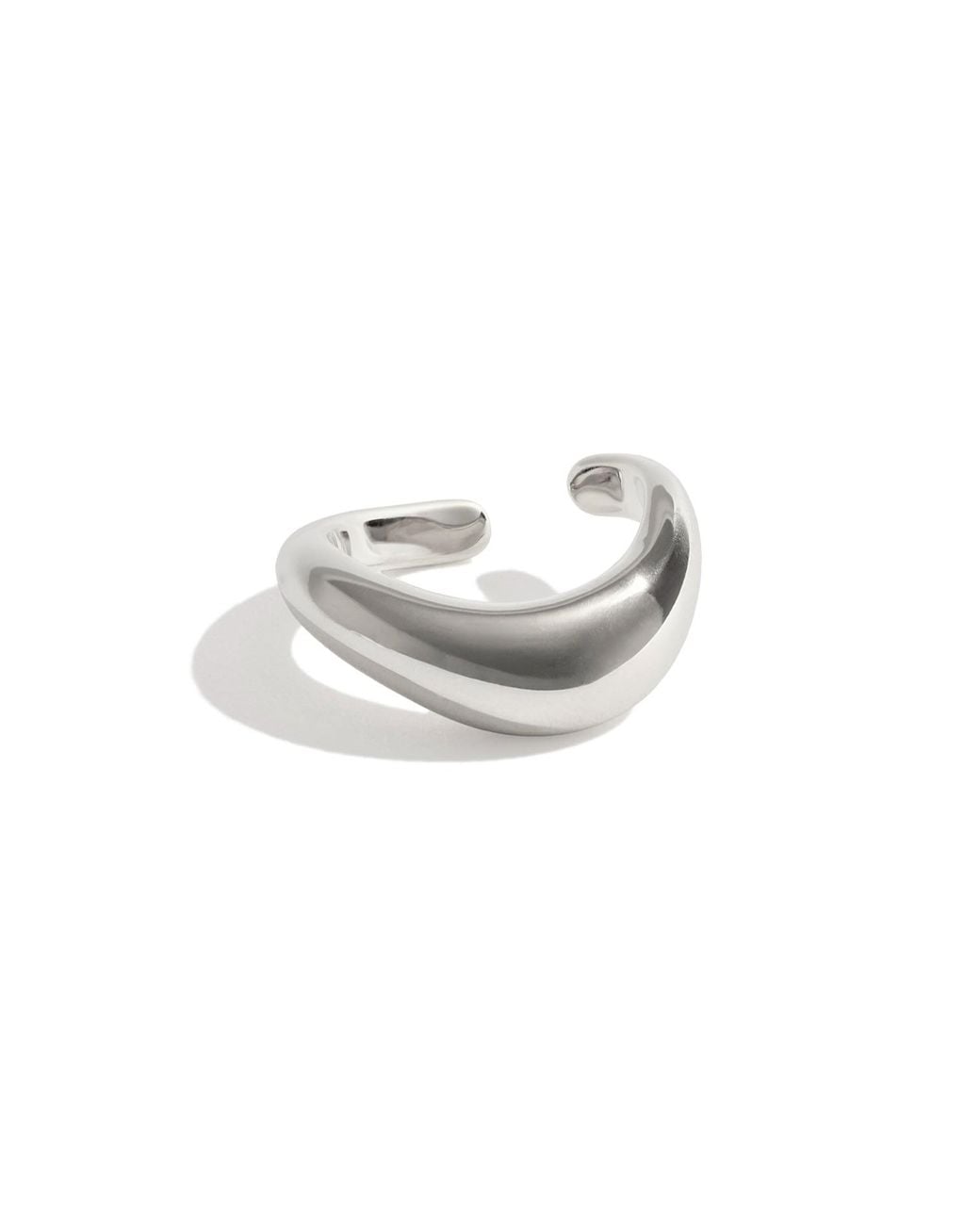 Stone Fruit White Wave Toe Ring