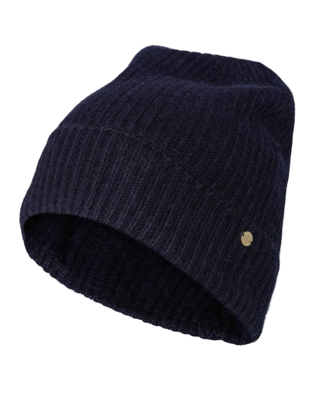 tirillm Blue Holly Rib Knitted Cashmere Hat
