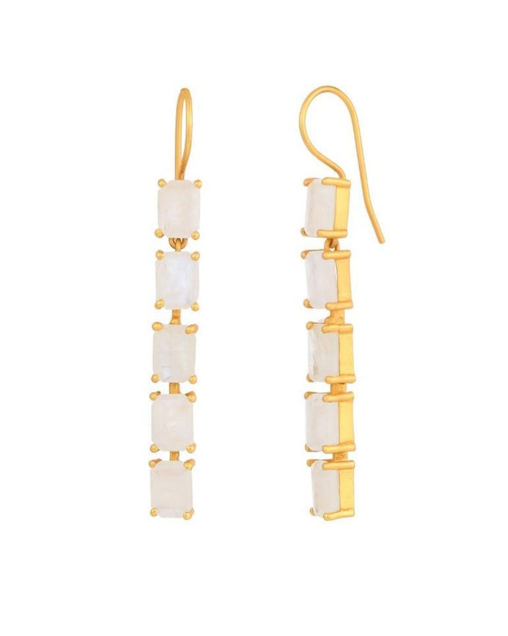 Opium Jewels Metallic Baguette Cut Droplets