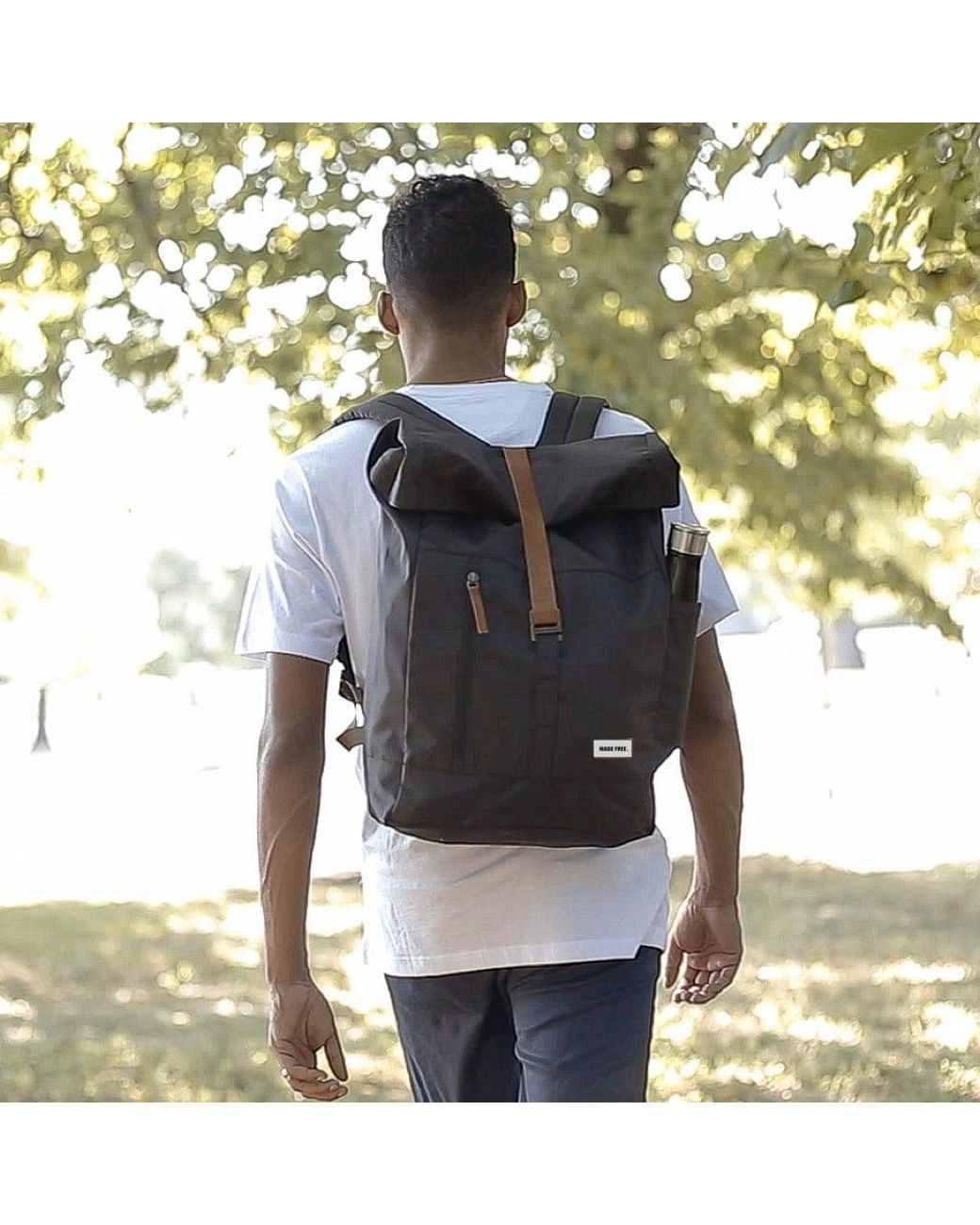 Made Free Black Roll Pack Aw Charcoal for men