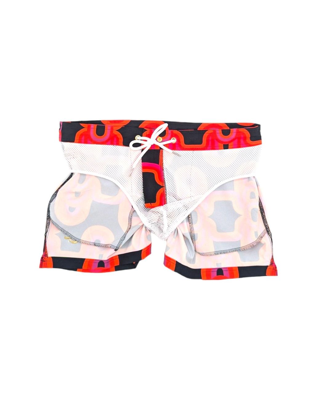Julia Clancey Red Sunset Rooftop Board Short for men