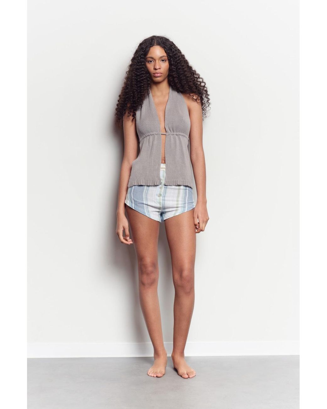 Par & Escala Blue Adrie Shorts Stripes
