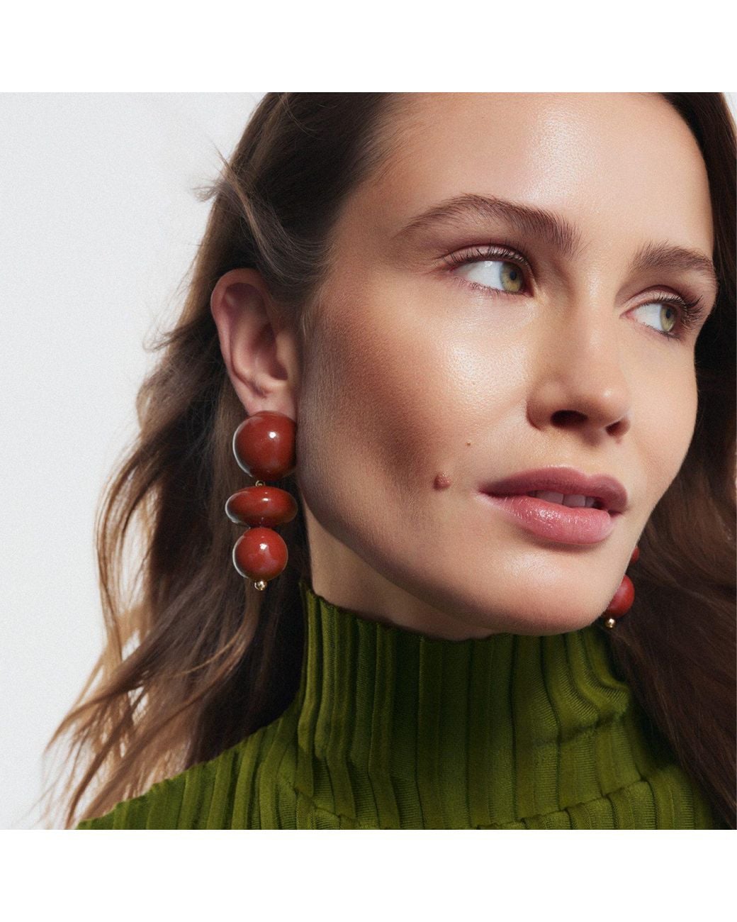 Saule Label Brown Nola Earrings
