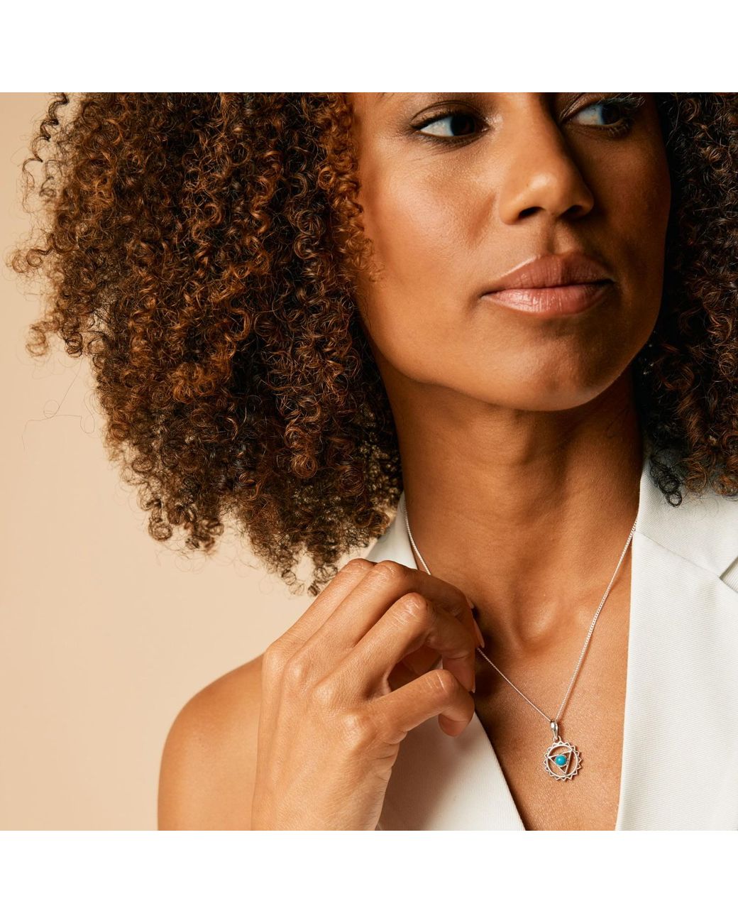 Charlotte's Web Jewellery Metallic Throat Chakra Necklace