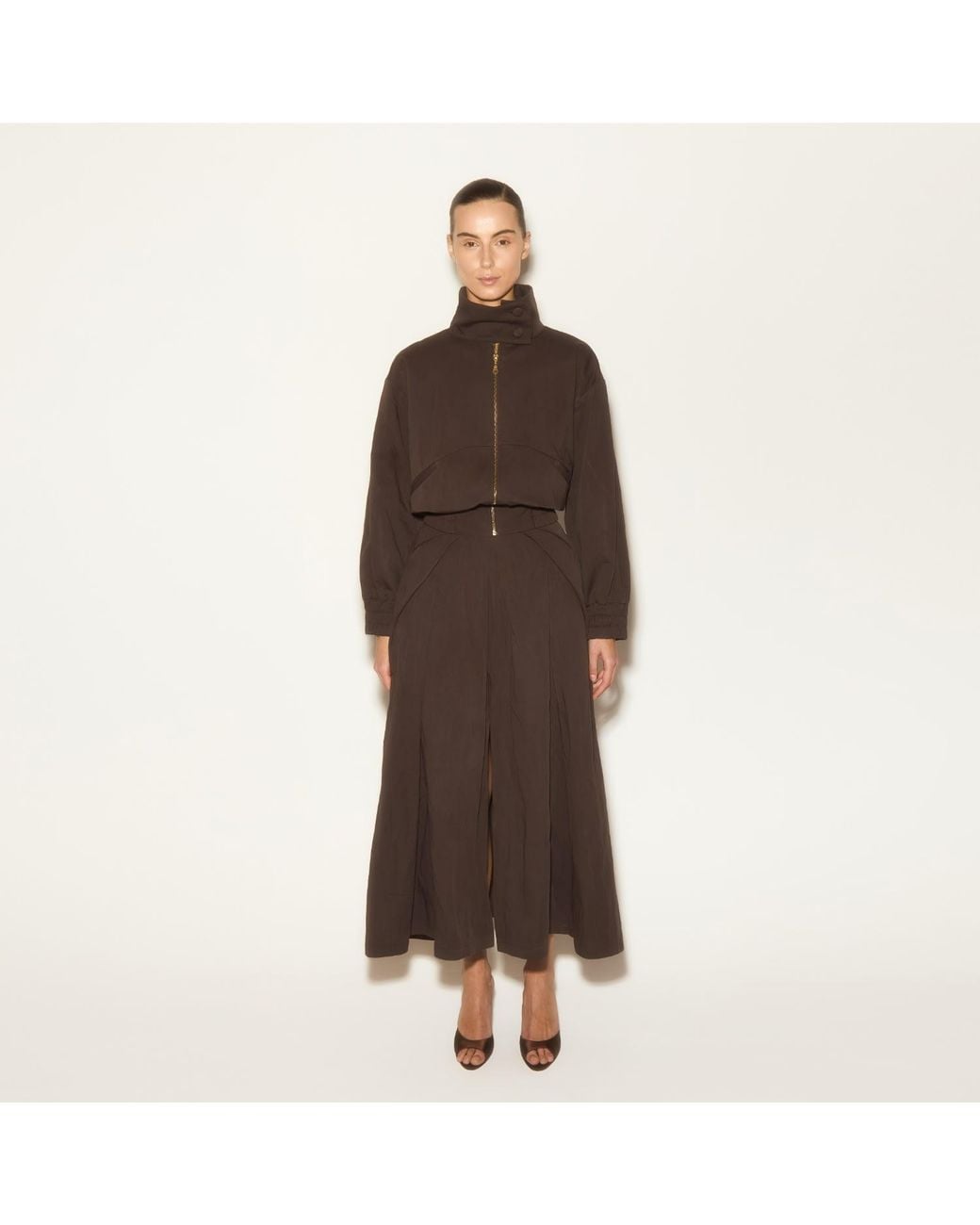 Herfetch Brown Volume Skirt