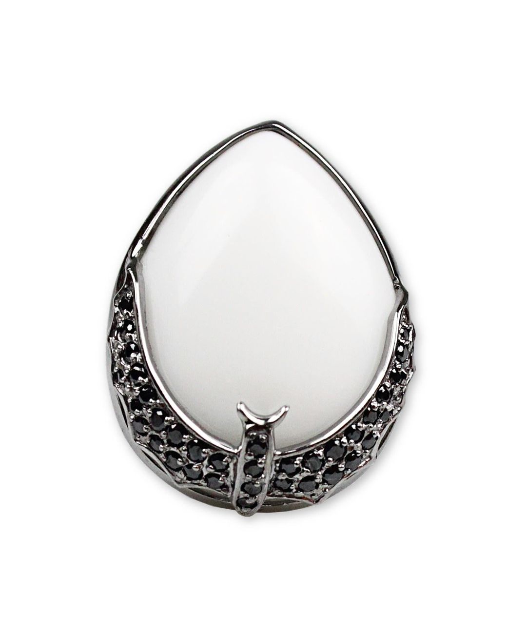 Bellus Domina Black Bat Cocktail Ring