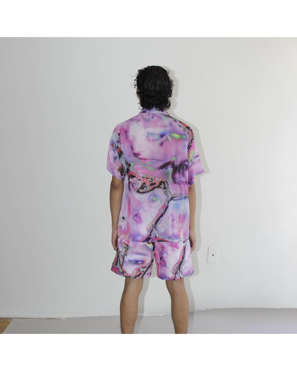 Paloma Lira Purple Three Way Punk Shirt for men