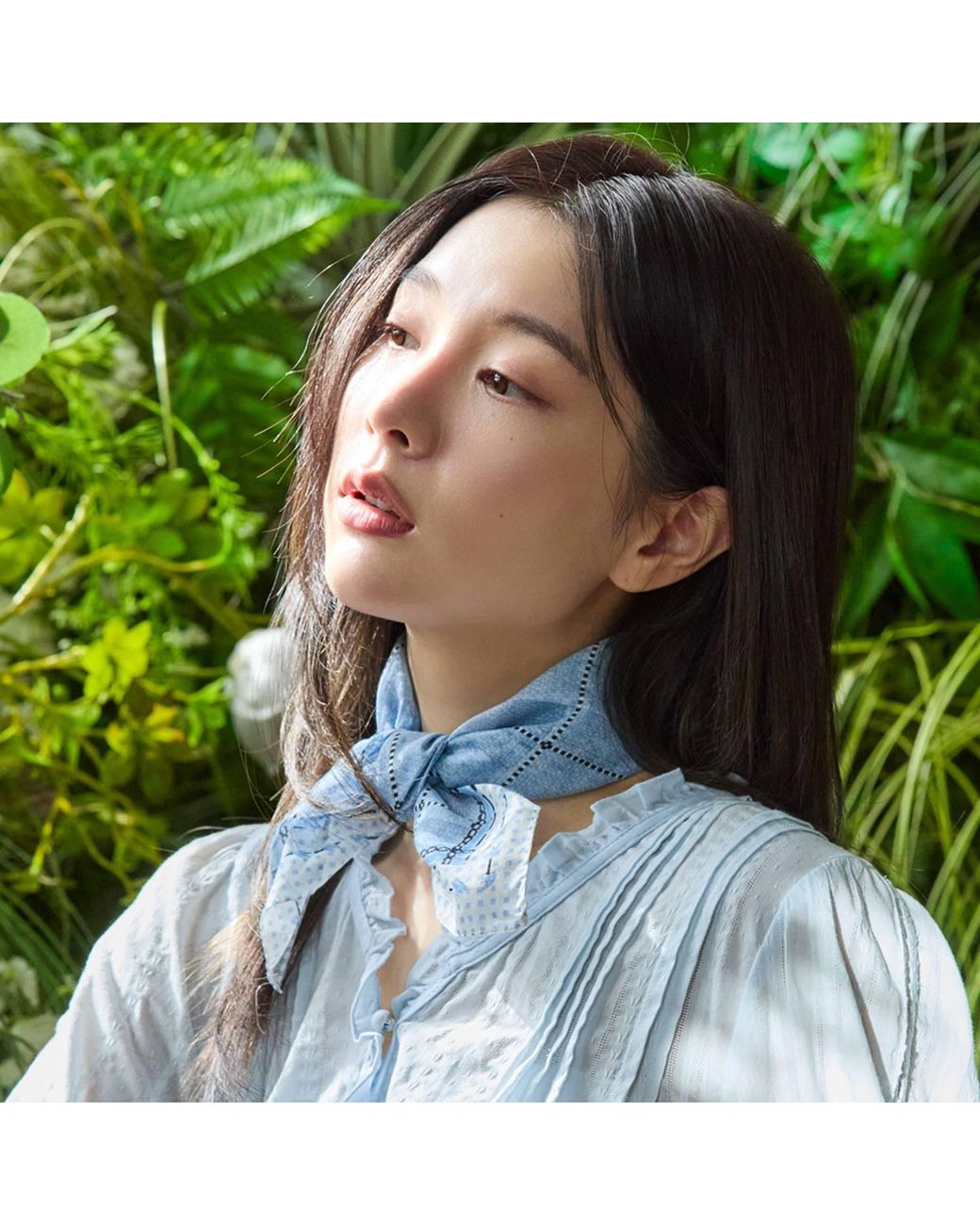 Ana Maison Blue Coco-Look Handkerchief