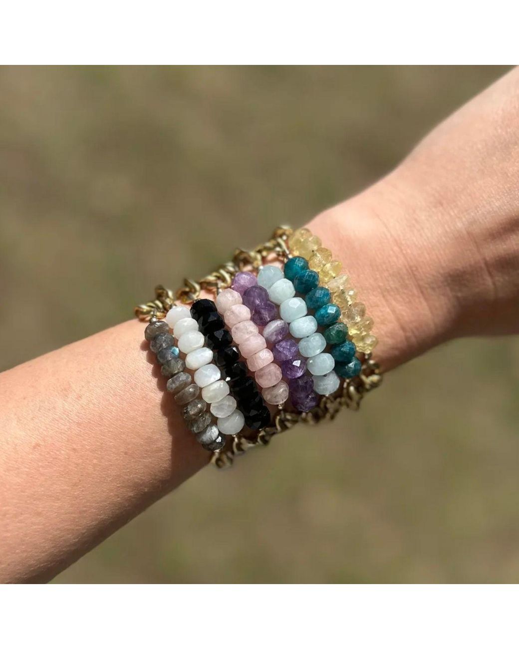 Rachel Nathan Metallic Remix: Lemon Quartz Bracelet