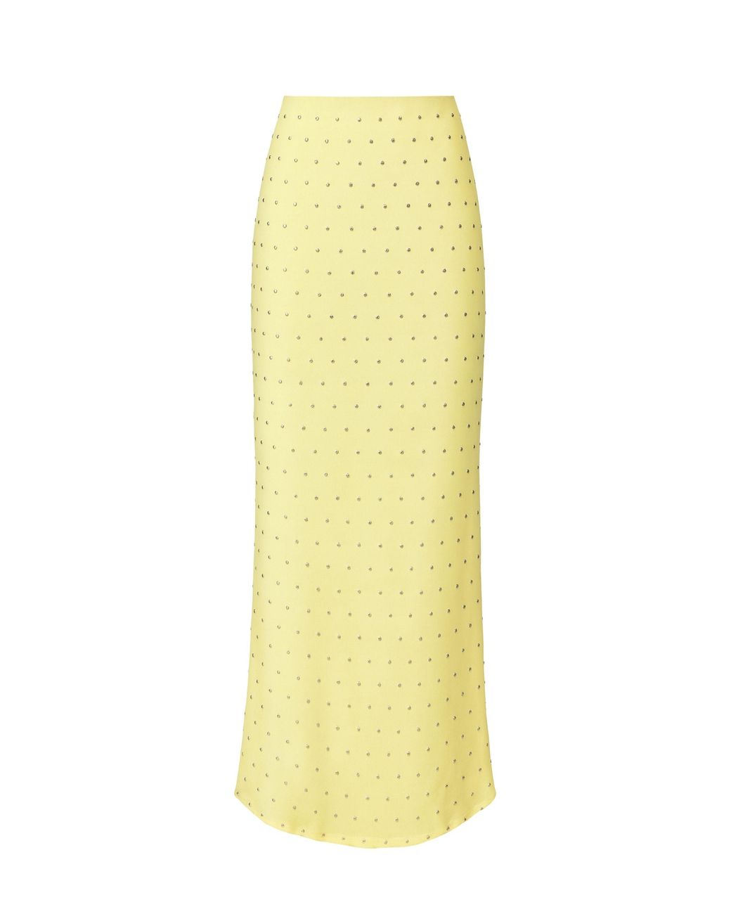NAZLI CEREN Yellow Haley Long Jersey Skirt