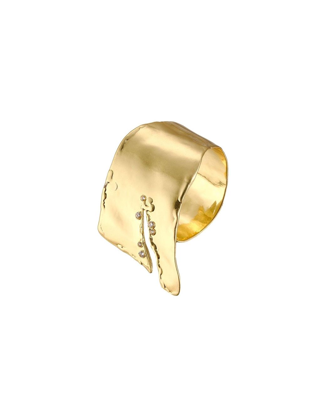 Rare Matters Jewelry Metallic Organic Cuff Bracelet