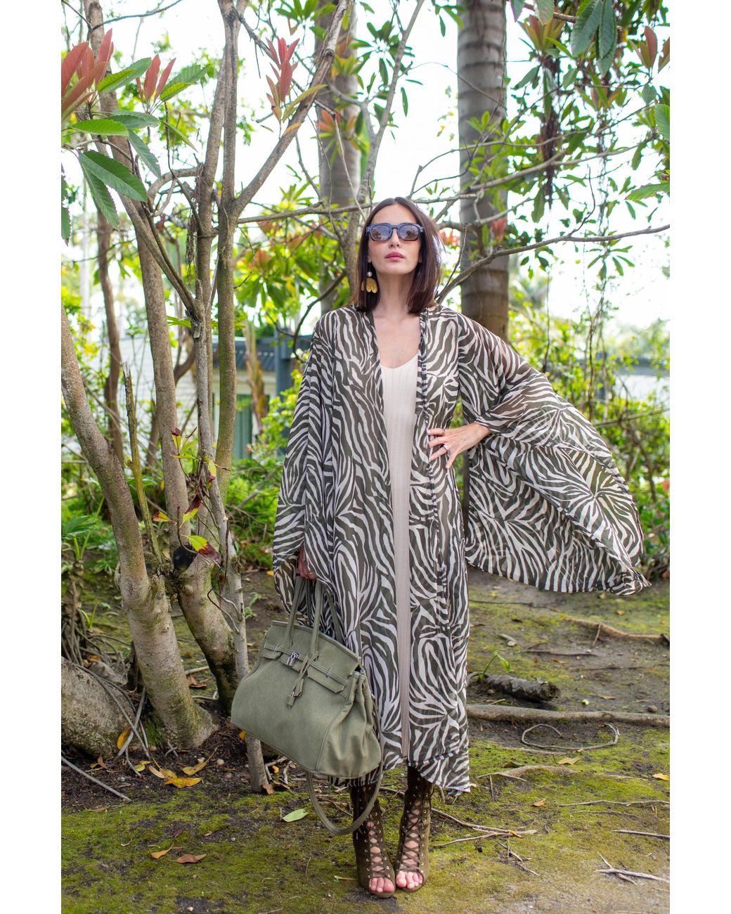 Jennafer Grace Metallic Zanzibar Kimono
