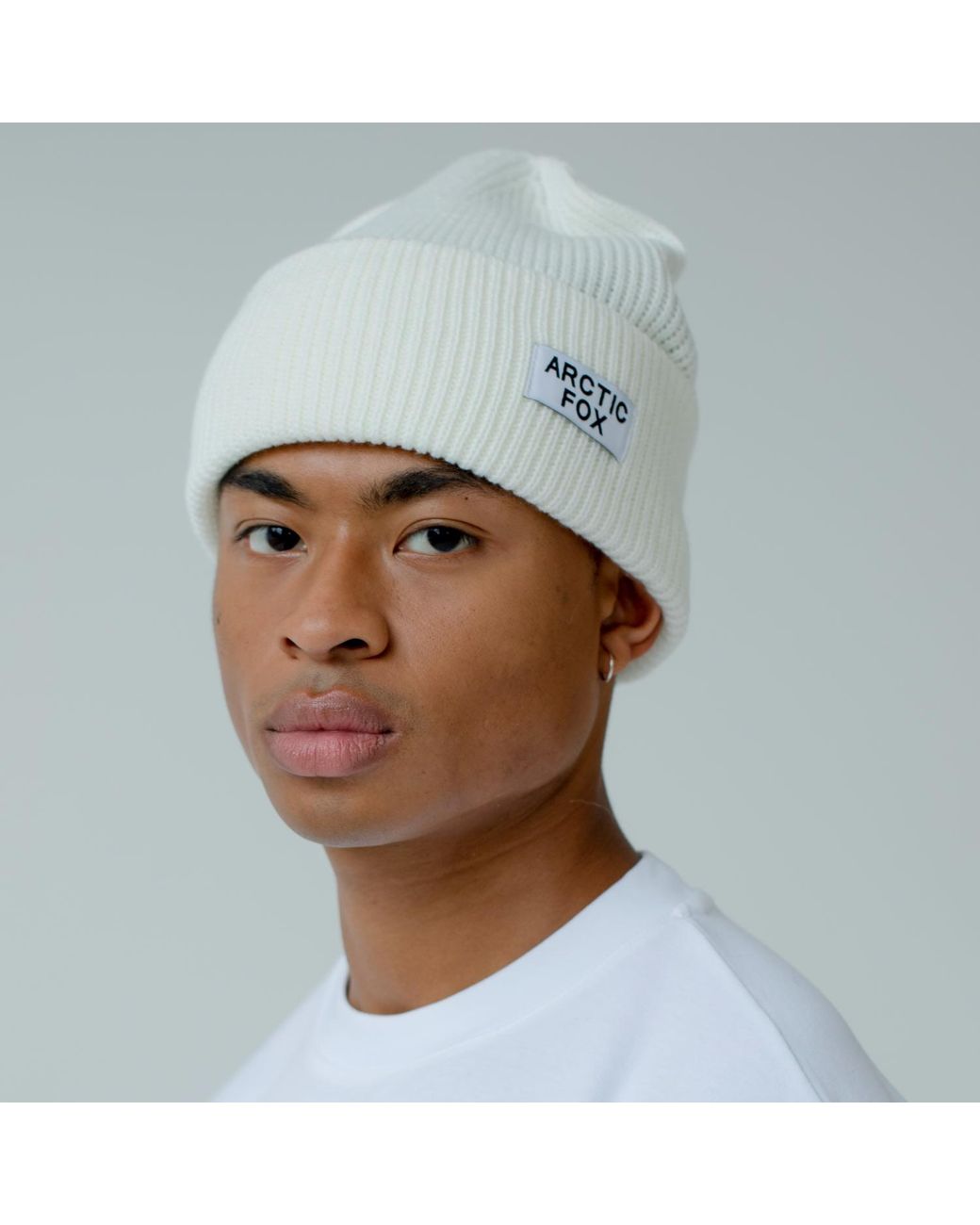 Arctic Fox & Co. White Recycled Bottle Beanie