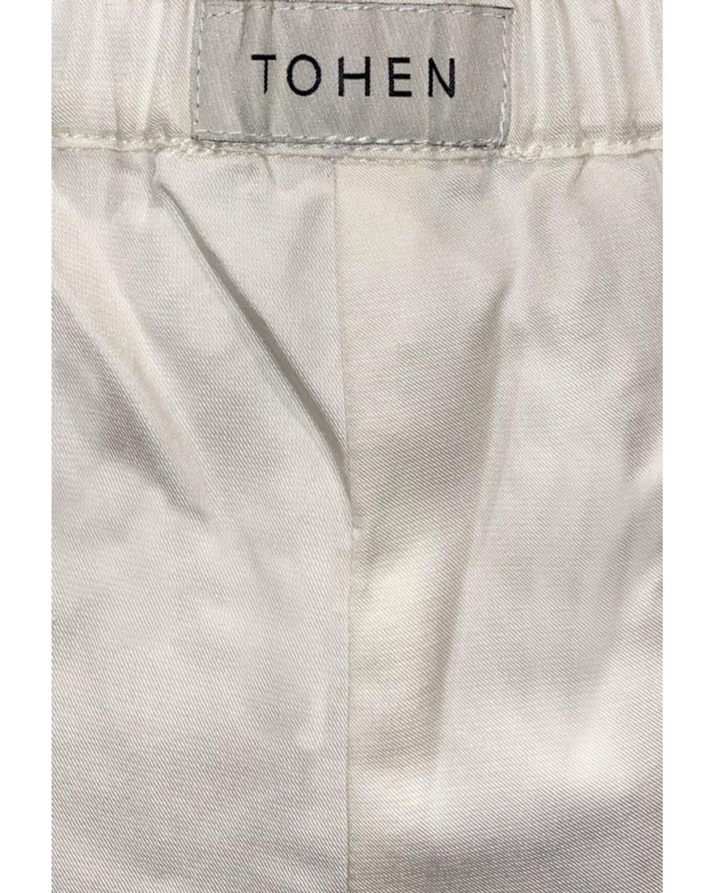 Tohen White Neutrals Manon Pants
