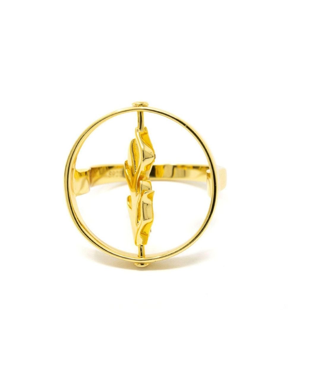 NASI SILVER Metallic Coral Ring- Earth Edition