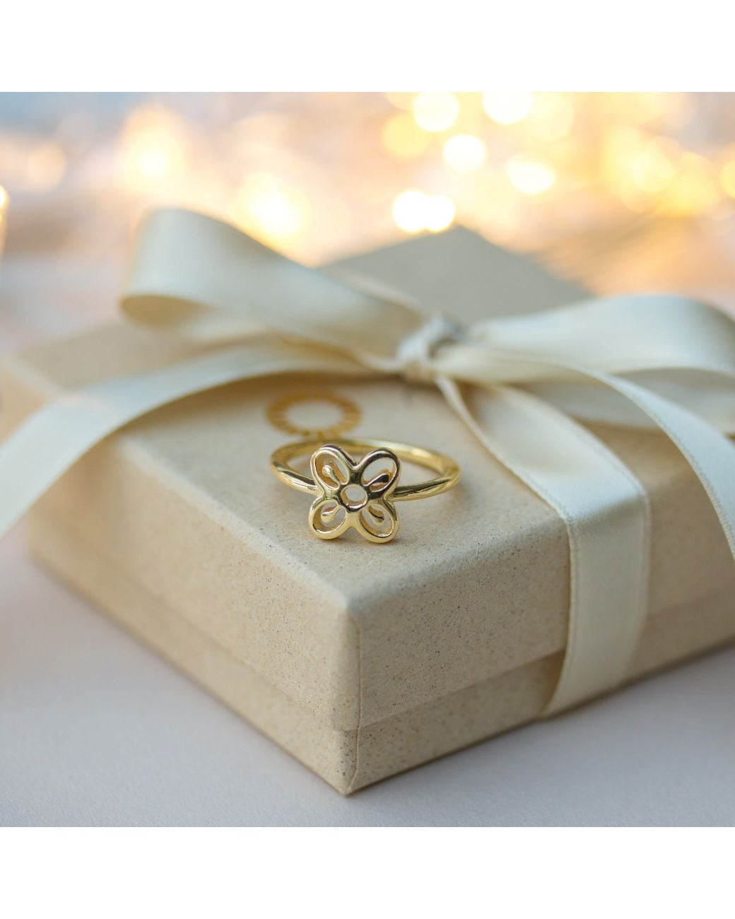 With Love Darling Metallic Bese Saka Ring