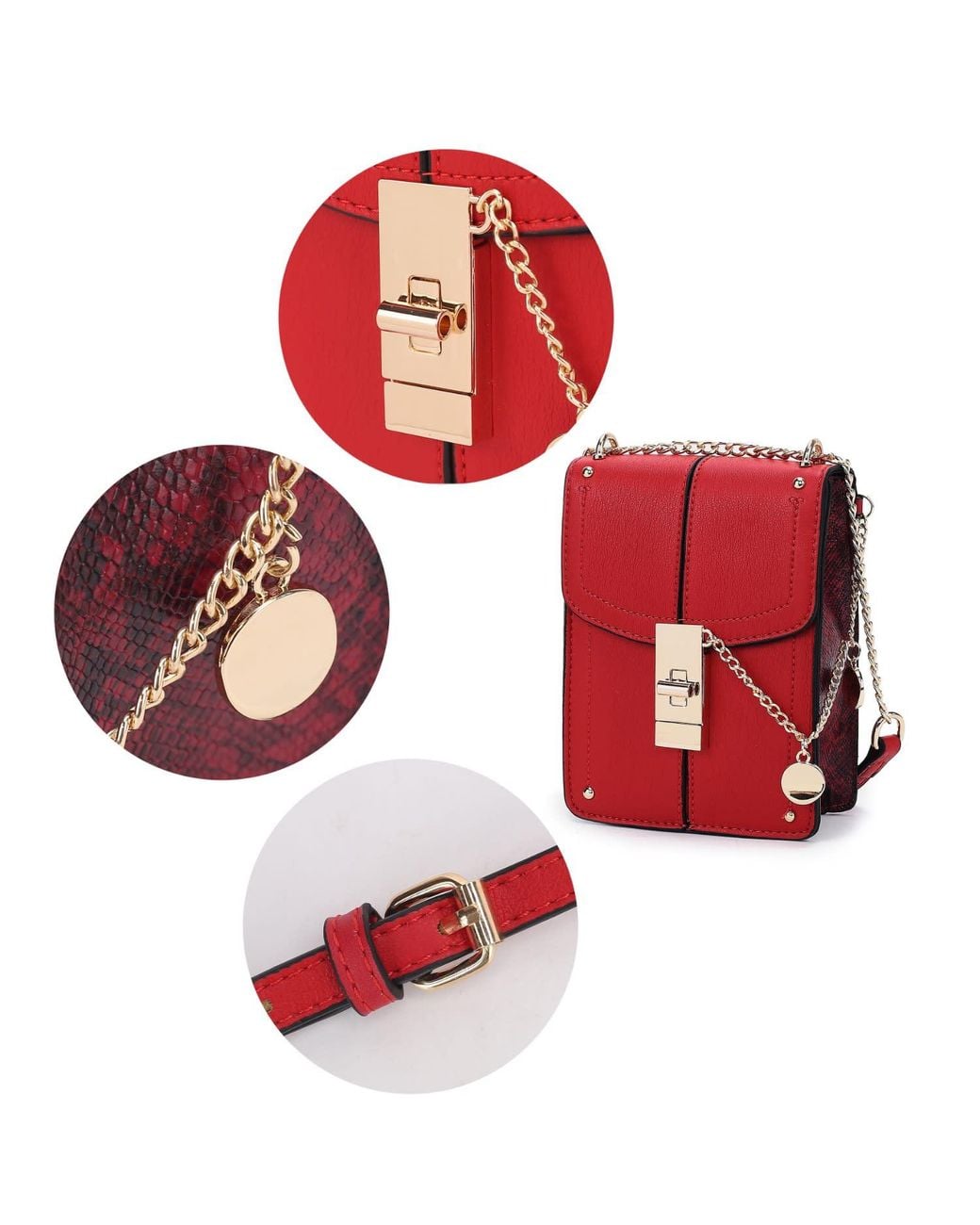 Mkf Collection - J'omor Green Iona Crossbody Bag