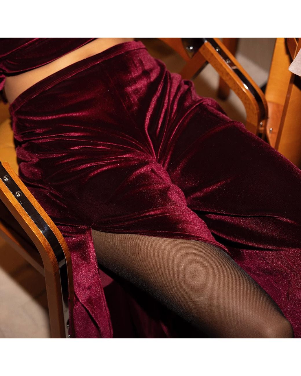 Audrey Vallens Red Miss Av Colette Pants