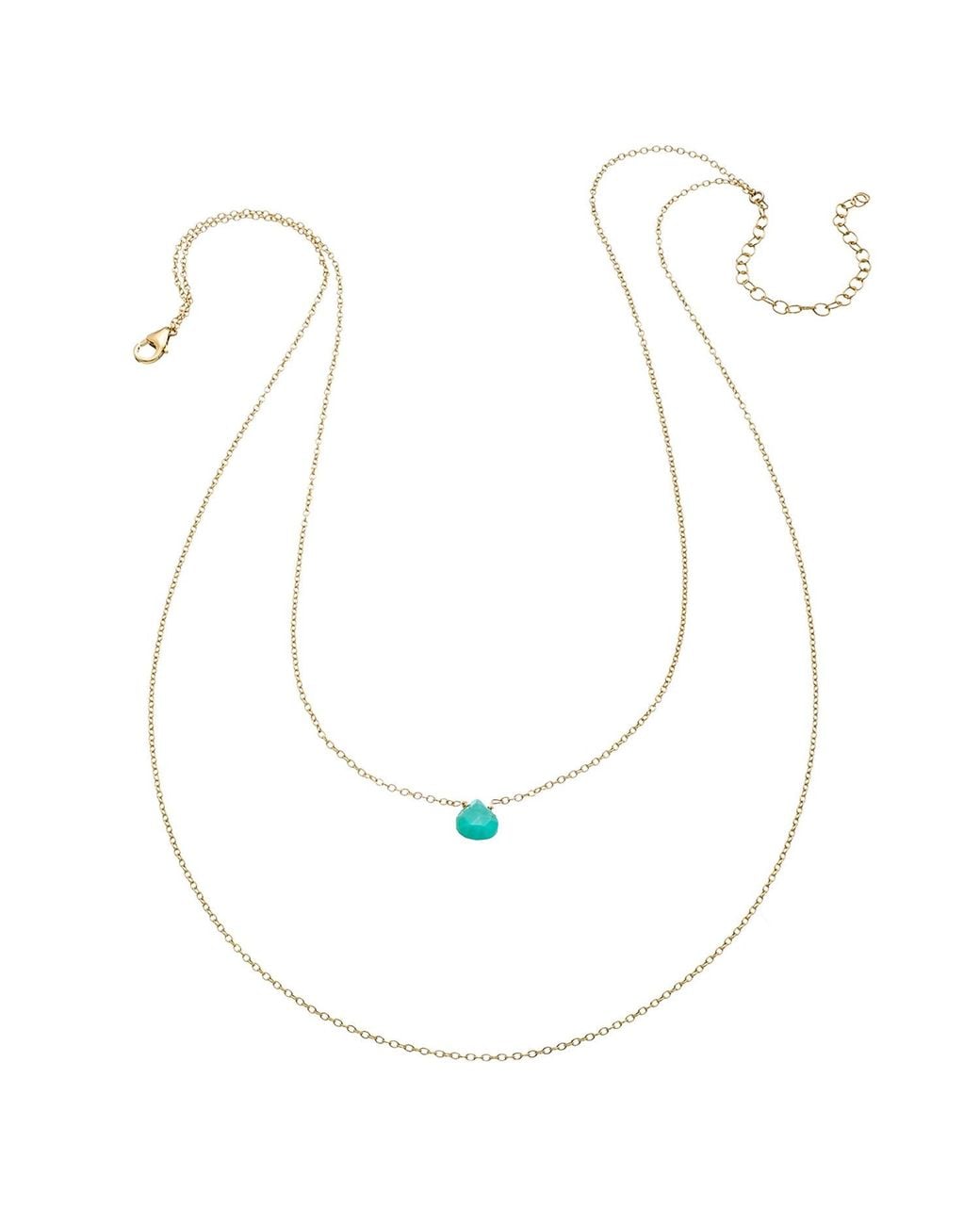 Heather Hawkins Jewelry White Tiny Gemstone Drape Necklace