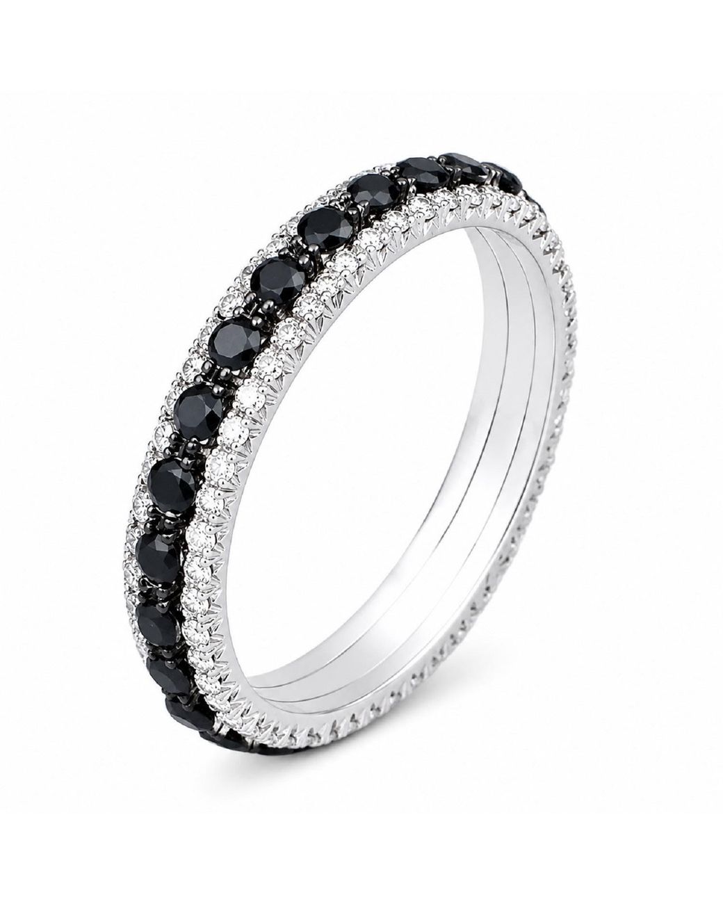 Artisan Metallic 18K & Diamond Eternity Band Ring