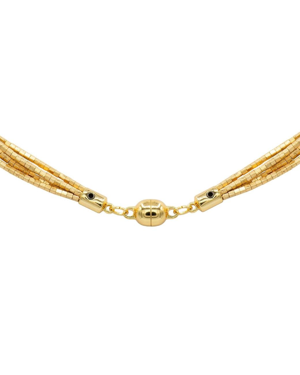 Marcia Moran Metallic Amunet Necklace