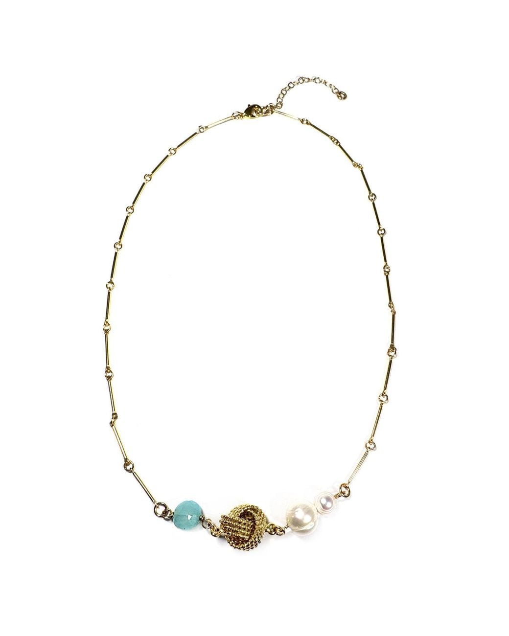 Rachel Nathan Metallic The Tide Has Turned Necklace