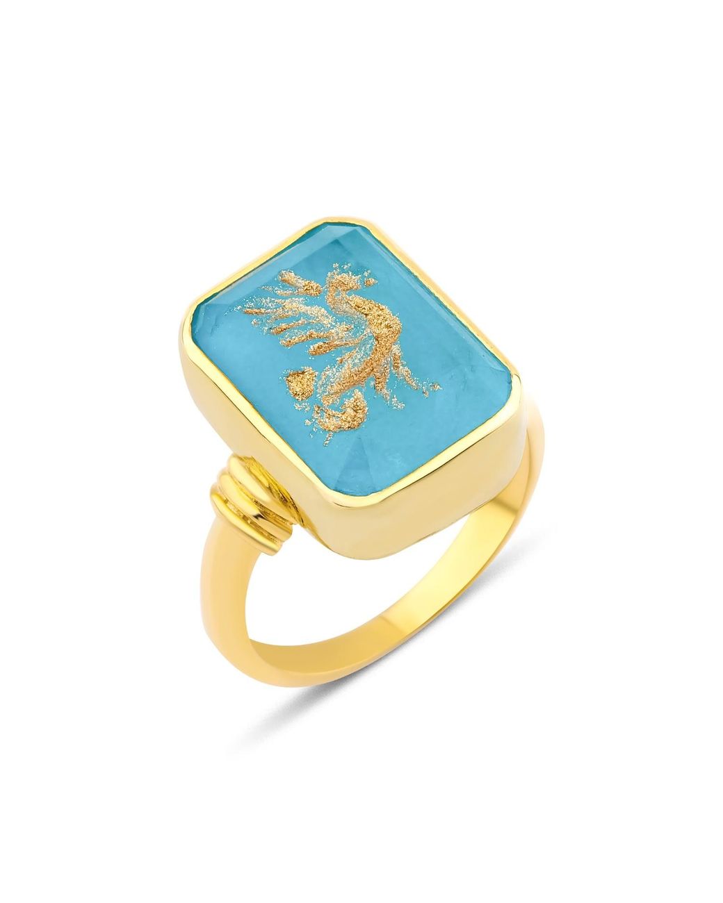 Ece London Blue The Legend Ring