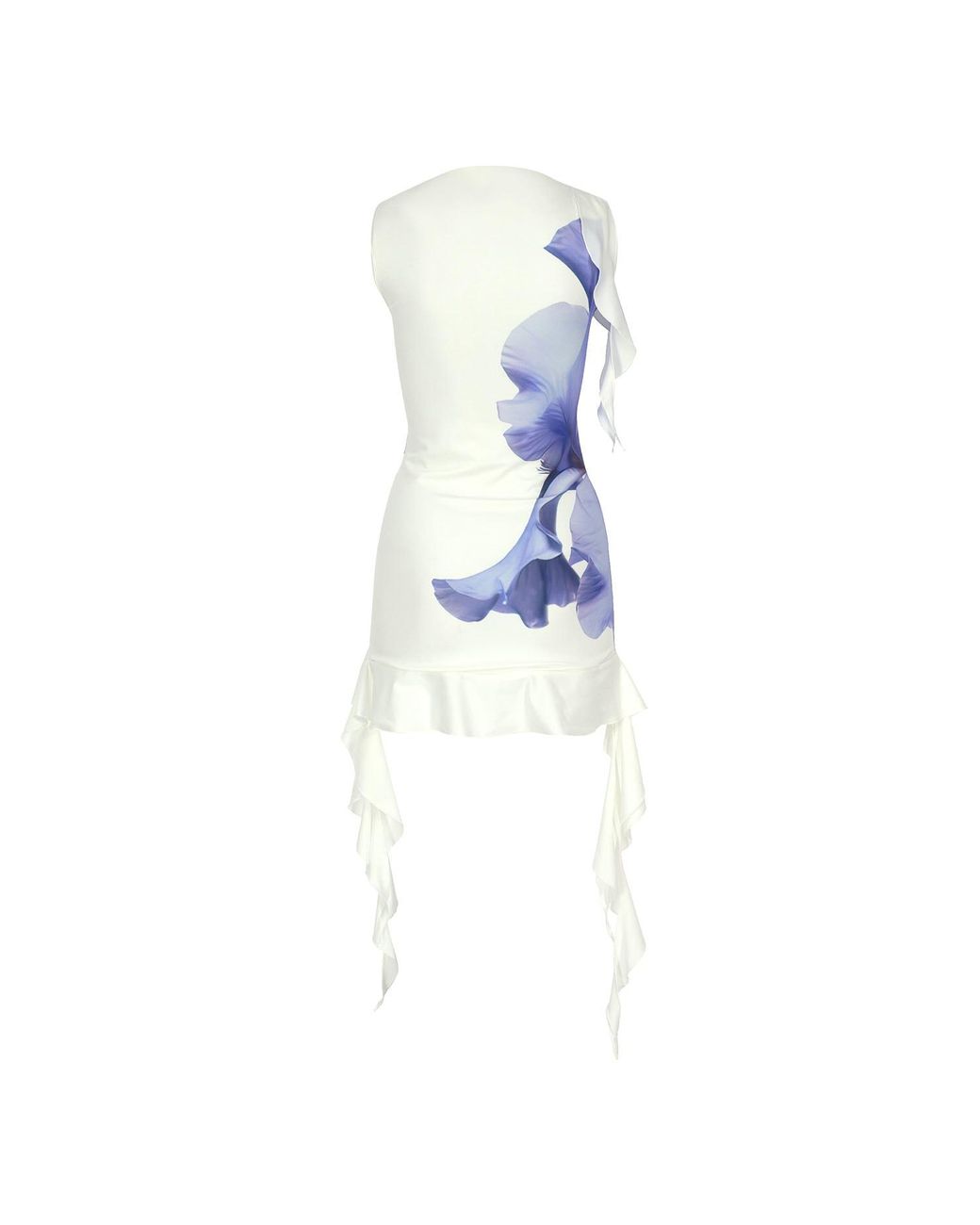 Herfetch Blue Mini-Bloom Dress