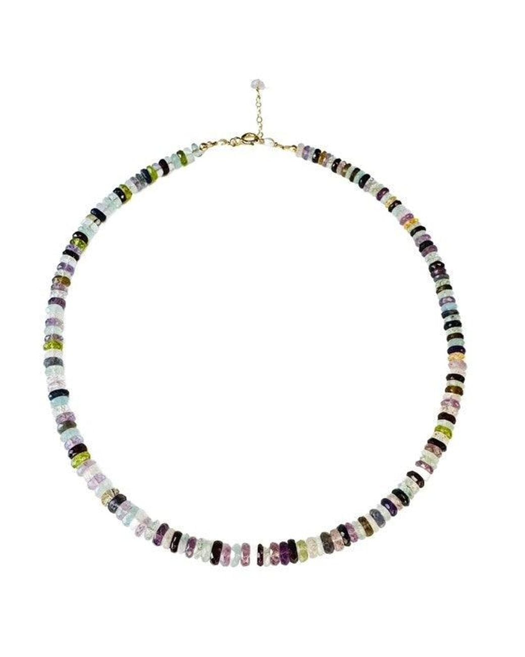 Lexi Jewelry Metallic Aurora Heishi Necklace