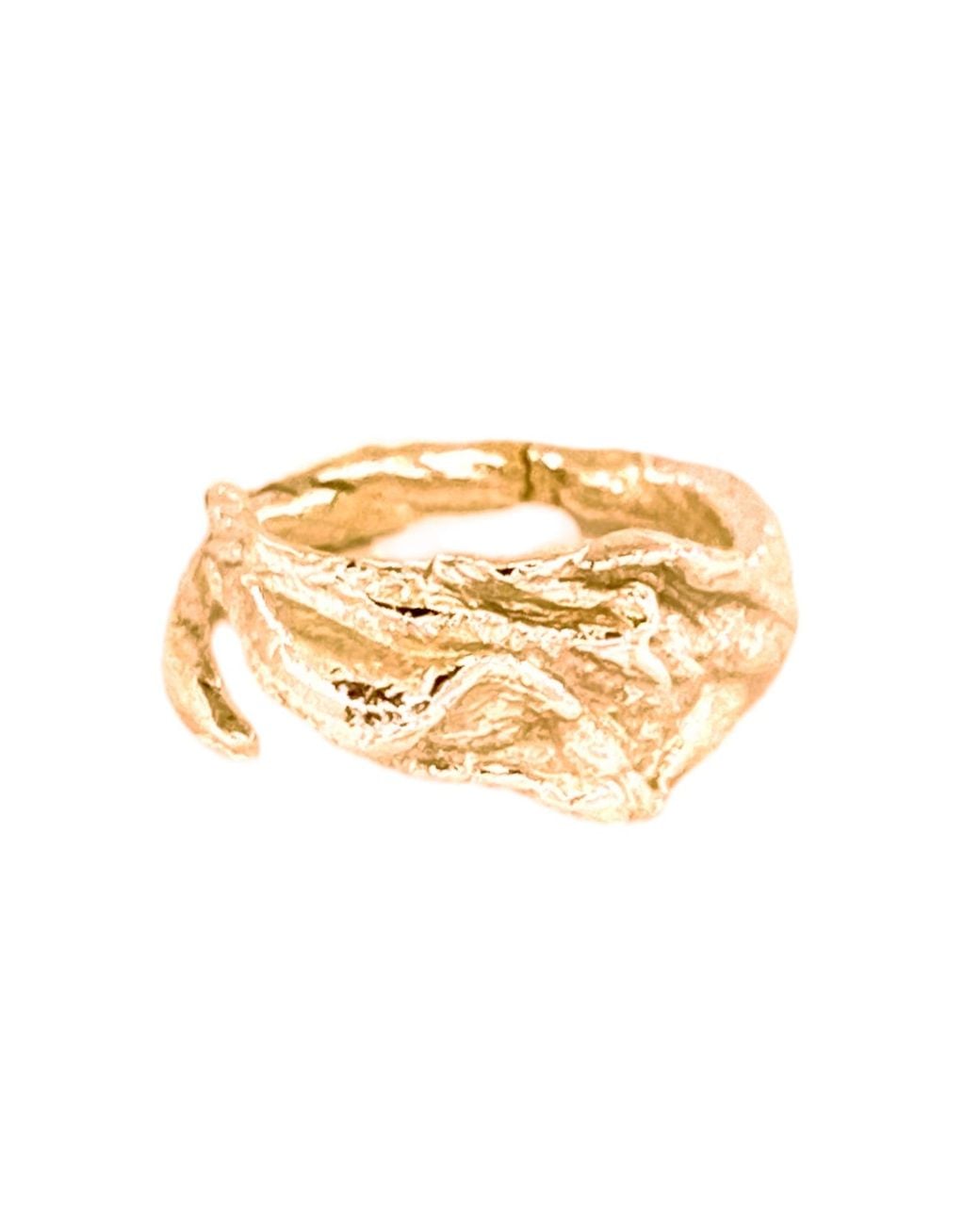 Bio-Trimmings Metallic Carrara Adjustable Ring